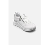 Remonte Sneaker basse da donna D0T06, con inserto sciolto, Bianco Kombi 80, 43 EU Larga