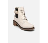 Remonte D1a72, Stivaletto Donna, Offwhite Marrone Nero 80, 40 EU