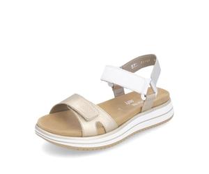 Remonte D1J57 - Sandali da donna con lacci, suola allentata, Metallizzato 90, 38 EU