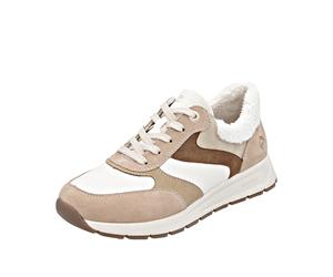 Remonte D2g07, Sneaker Low Donna, Beige, 41 EU