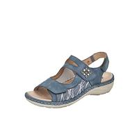 Remonte D7647, Sandali Donna, Adria LightBlue Grigio Chiaro Bianco 16, 37 EU