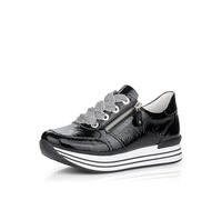 Remonte Damen D1302 Halbschuhe - Mocassini D1302 da Donna, Schwarz,