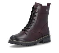 Remonte Damen Stiefeletten Glattleder D0B85-35 Rosso Gr. 38 | Idrorepellente, Larghezza G, Cerniera, Tacco a blocco, Fodera in velour