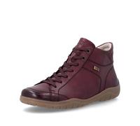Remonte Damen Stiefeletten Glattleder D3T70-35 Rosso Gr. 43 | Idrorepellente, Larghezza H, Cerniera, Fodera in tessuto, Soletta estraibile