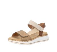 Remonte Donna D3j50 Sandali Bride Caviglia, Metallo, 41 EU