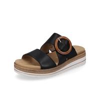 Remonte Donna Sandali D0Q51, Signora Pantofole,Soletta Removibile,Pantofola,Scarpe Casual,Ingresso Aperto,Schwarz,39 EU / 6 UK