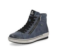 Remonte Donna Scarpe Stringate D0772, Signora Scarpe comode,Soletta Removibile,Idrorepellente,remonteTEX,Scarpa Bassa Comfort,Tex,Blau,42 EU / 8 UK