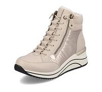 Remonte Donna Scarpe Stringate D0T72, Signora Scarpe Sportive Allacciate,Soletta Removibile,Scarpe da Strada,Lacci,Beige Kombi,43 EU / 9 UK