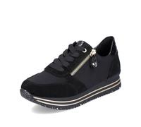 Remonte Donna Scarpe Stringate D1316, Signora Scarpe Sportive Allacciate,Soletta Removibile,Lacci,Sportivo,Scarpe Casual,Schwarz,43 EU / 9 UK