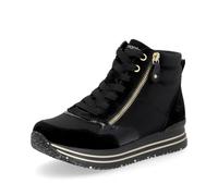 Remonte Donna Scarpe Stringate D1370, Signora Scarpe Sportive Allacciate,Soletta Removibile,Lacci,Sportivo,Scarpe Casual,Schwarz,43 EU / 9 UK