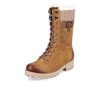Remonte Donna Stivali D0W72, Signora Stivali Invernali,Soletta Removibile,Idrorepellente,remonteTEX,Foderato,Impermeabile,Braun Kombi,41 EU / 7.5 UK