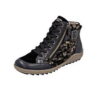 Remonte R1441, Stivali Stringati Donna, Nero, 42 EU