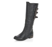 Remonte R3370, Stivali Alti Donna, Nero (Asphalt), 39 EU