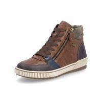 Remonte RemonteTEX - Sneaker alte da donna D0778, con inserto sciolto, idrorepellenti, Braun Kombi 22, 38 EU