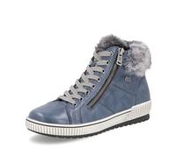 Remonte RemonteTEX - Sneaker alte da donna D0780, con inserto sciolto, idrorepellenti, Blu Combi 14, 39 EU