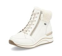 Remonte RemonteTEX - Sneaker alte da donna D0T77, con inserto sciolto, idrorepellenti, bianco 80., 41 EU Larga