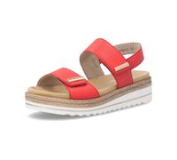 Remonte Sandalette D0Q59-33 Rosso, Misure 36-40, Larghezza Normale