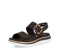Remonte Sandali classici da donna D1J62, sandali da donna, inserto sciolto, Marrone 25., 36 EU