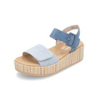 Remonte Sandali da donna con cinturino D1N54, sandali da donna, inserto sciolto, Blu 12., 40 EU