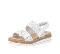 Remonte Sandali da donna con zeppa D0q63, argento platino, taglia 40