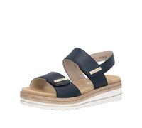 Remonte Sandali da donna D0Q59 con zeppa, blu, 38 EU