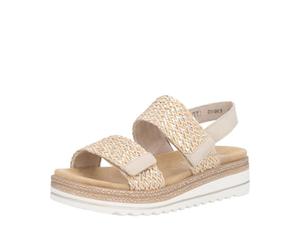 Remonte Sandali da donna D0Q63 con zeppa, metallici, 37 EU