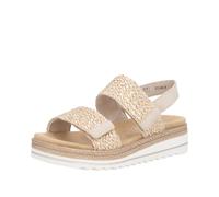 Remonte Sandali da donna D0Q63 con zeppa, metallici, taglia 43 EU