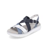 Remonte Sandali da donna D2K53, sandali da donna, inserto allentato, Blu Combi 14, 44 EU
