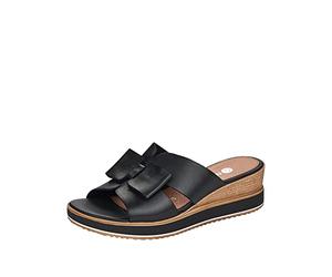 Remonte Sandali da donna D6456 con zeppa, Nero 00., 41 EU