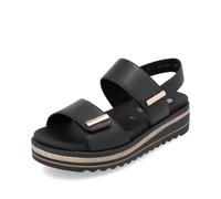 Remonte Sandali Da Donna In Pelle Neri D0Q59