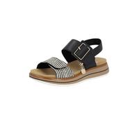 REMONTE Sandalo con cinturino oro / nero / bianco Donna REMONTE 39 oro / nero / bianco