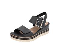 Remonte Sandali da donna D2L53, sandali da donna, Nero , 45 EU