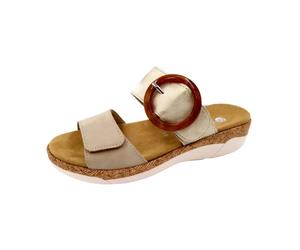 Remonte, ,Shoes ,Donna ,Beige ,38 EU Comode Sandali con Cinturino per Donne
