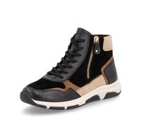 Remonte Sneaker alte da donna D1S70, scarpe basse da donna, inserto sciolto, Nero Combi 03, 41 EU