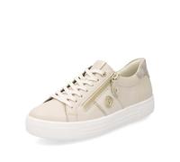 Remonte Sneaker basse da donna D0919, con inserto sciolto, Beige Kombi 60, 45 EU