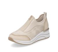 Remonte Sneaker basse da donna D0T08, con inserto sciolto, Beige Kombi 61, 37 EU Larga