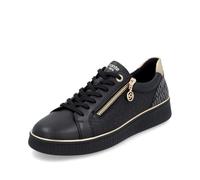Remonte Sneaker basse da donna D2E00, con inserto sciolto, Nero Combi 03, 39 EU