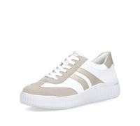 Remonte Sneaker basse da donna D3E00, con inserto sciolto, Bianco Kombi 80, 37 EU Weit