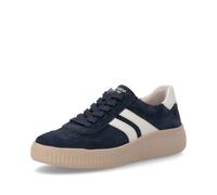Remonte Sneaker basse da donna D3E00, scarpe basse da donna, suola larga, Blu Combi 15, 36 EU Weit