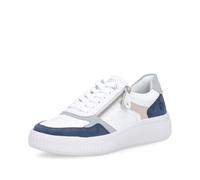Remonte Sneaker basse da donna D3E05, con inserto sciolto, Bianco Kombi 80, 38 EU Weit