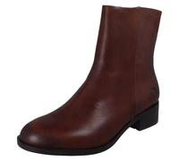 Remonte Stivaletti In Vera Pelle Con Tacco A Blocco Smart Casual - D3U73