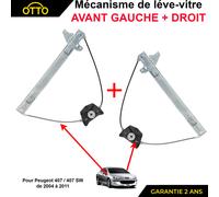 Remonte Vetro Anteriore Sinistro E Destra Pinze per Peugeot 407 Sw - 9221.Q6