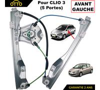 Remonte Vetro Elettrico Anteriore Sinistro Leva per Renault Clio III 5 Porte