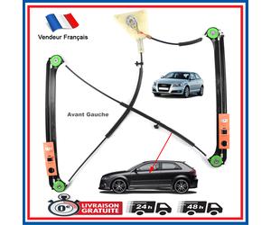 Remonte Vetro Leva AVG Anteriore Sinistro Conduttore Audi A3 S3 8P (2 Porte)
