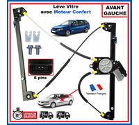 Remonte Vetro Leva Motore Comfort Temic Anteriore Sinistro per Renault Laguna 2