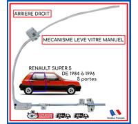 Remonte Vetro Posteriore Destro per Renault Super 5 Five 1.1 1.2 1.6d 7700762612