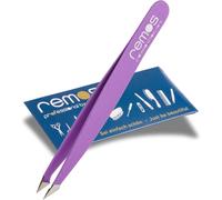 REMOS Pinzetta Combinata in Acciaio Inox 9,5 Cm - 2In1 per Doppie Punte E Capell