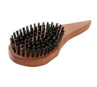 REMOS Spazzola per capelli naturale in 100% setola di cinghiale con manico ergonomico in legno di pero