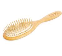 REMOS Spazzola pneumatica larga con perni in legno di faggio - capelli pieni