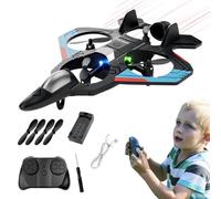 Remote Control Airplane, Kids Glider Toy, Double Battery Powered, 8.27x5.91x1.77 Inches, Adjustable, Flight Model, Lightweight Design, for Teens Students Indoor Outdoor Use